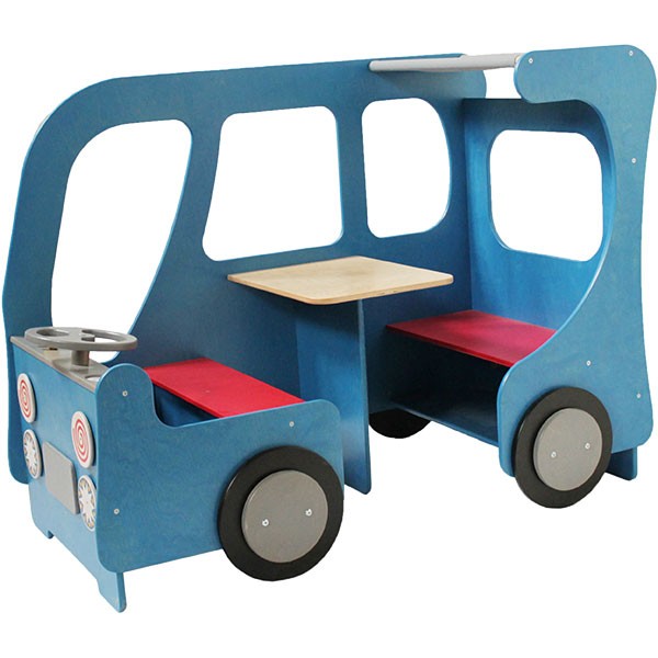 Omnibus als Spielmöbel bzw. Spietisch für Kinder - ideal für Warteräume und Gruppenräume