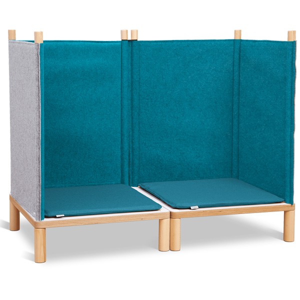 SILA Couch von timkid® Variante petrol-petrol-petrol-petrol