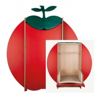 Wandwickeltisch Motiv Apfel - 30 kg Tragkraft