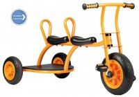 Gelb lackiertes Dreirad "TAXI" von beleduc für Kinder ab 3 Jahren, Serie TopTrike.