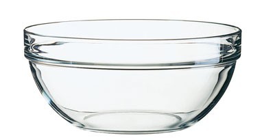 Glas-Stapelschale Serie Empilable - Glas-Salatschale 2.6 ltr