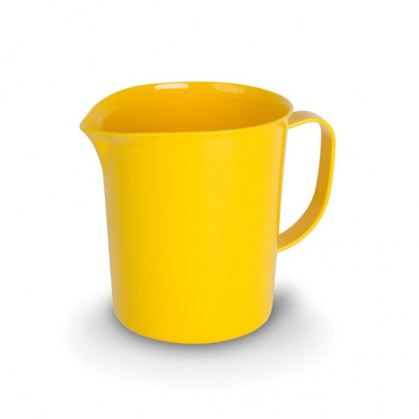 Universalkanne 1,5 Liter aus Polycarbonat in Gelb - Kindergeschirr aus Kunststoff der Serie Kinderzeug