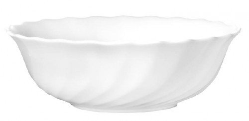 Hartglas-Geschirr Serie Trianon - Ideal für Kita, Hort oder Schule - Müslischale in weiß