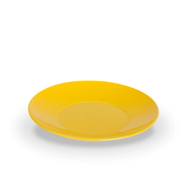Untertasse in Gelb der Serie Kinderzeug aus Polycarbonat - Geschirr für Kinder aus Kunststoff