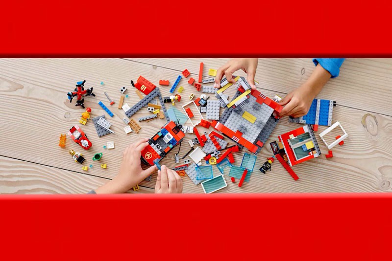 LEGO City Bausteine aus Feuerwehrset