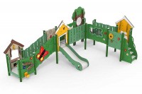 MiniPlay Spielanlage Jonathan - große Spielplatzanlage für Kinder von 0-4 Jahre