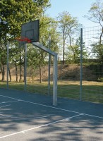 Basketball-Anlage "unbreakable" - nahezu Vandalensicher