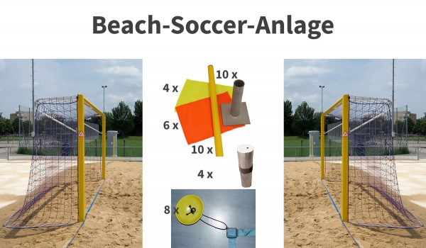 Beach-Soccer, Komplettanlage