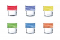 Bechergläser aus der Serie Brush von arcoroc - Übersicht der lieferbaren Farben