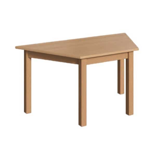 Trapeztisch mit gerader Zarge als Gruppentisch für Kita oder Kindergarten