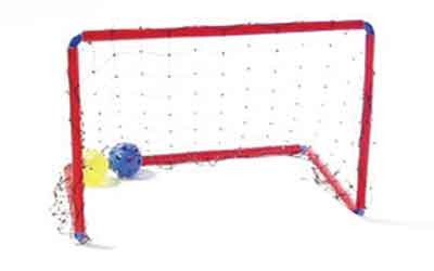 2er Set Kunststoff-Tore für Unihockey (Floorball) - Lieferung ohne Bälle