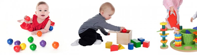 Spielzeug für Kleinkinder im U3Bereich von Kindergarten und Kita